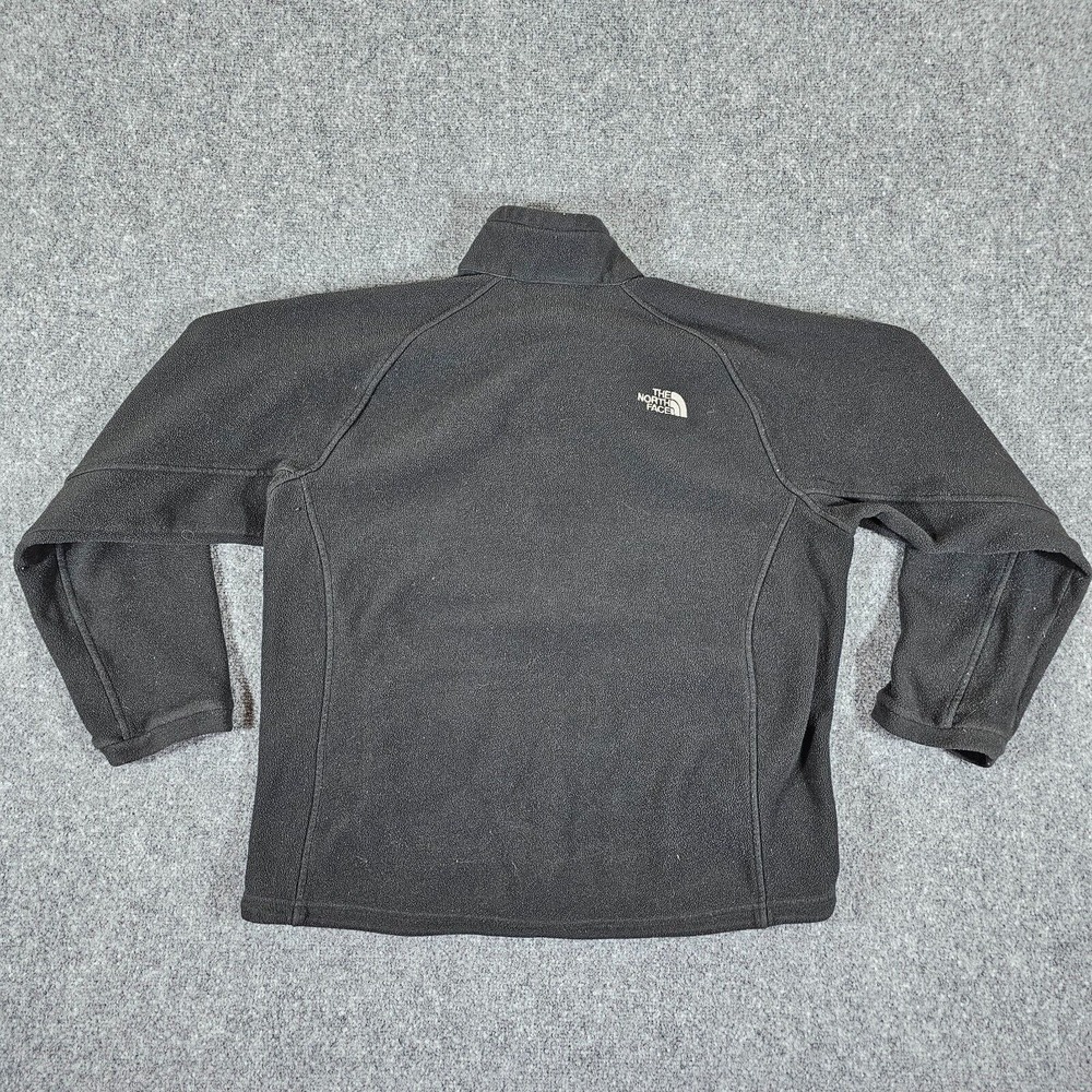The North Face Reversible Fleece Zip Up Jacket Black Men's Size Large Outdoors - Picture 3 of 7